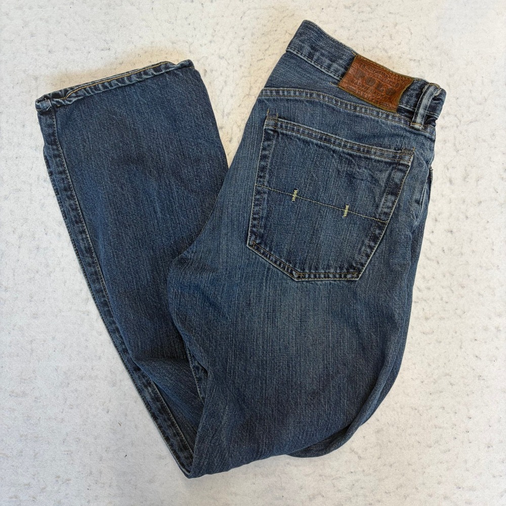 Polo Ralph Lauren Jeans Mens 31x30 Blue Straight Leg Denim